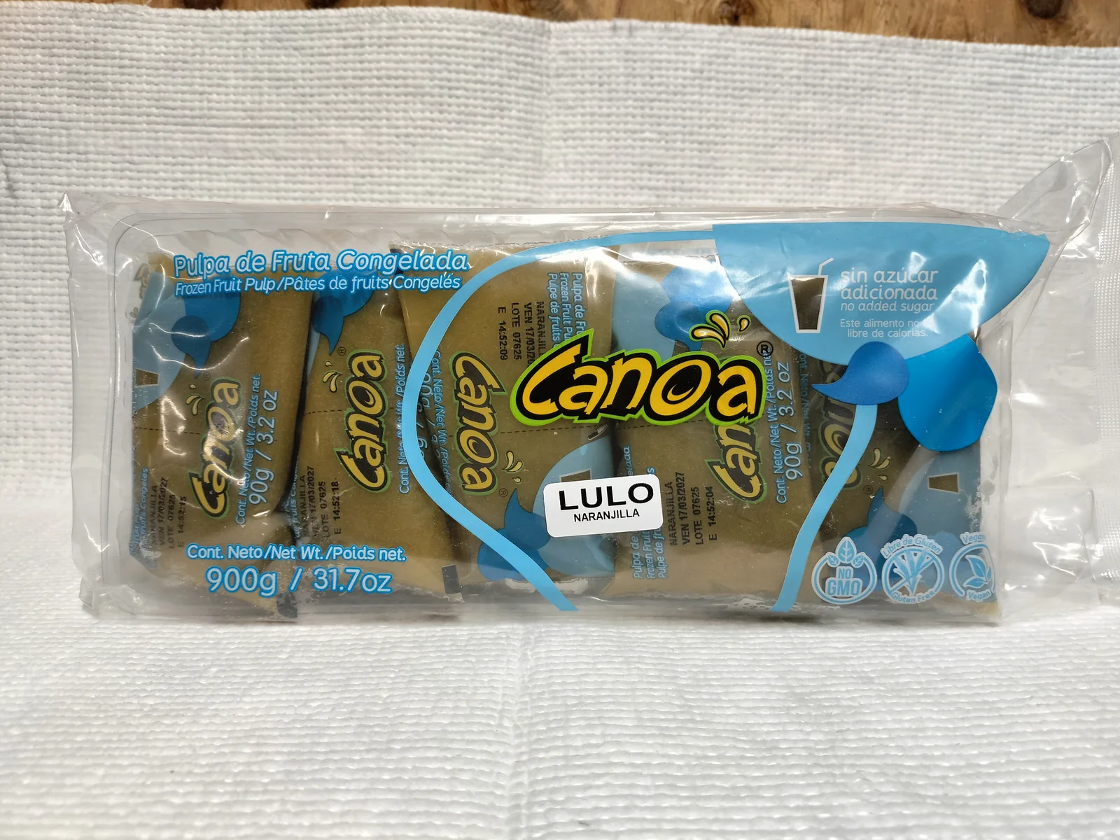 Presentación Canoa sabor Lulo