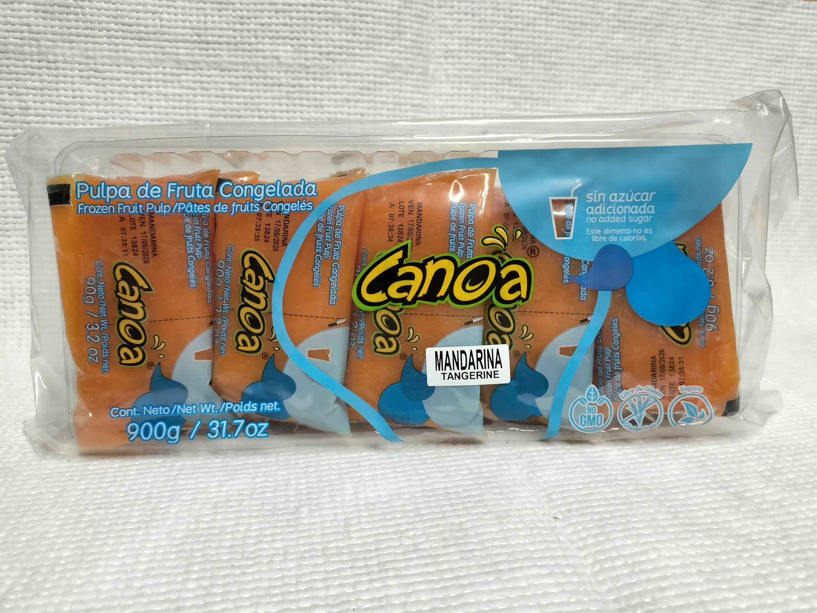 Presentación Canoa sabor Mandarina